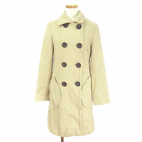 【中古】イオリ IORI コート ステンカラー ダブル ウール M ベージュ ☆S☆ ako0312 レディース 【ベクトル 古着】 190312 ブランド古着ベクトルプレミアム店 【中古】イオリ IORI コート ステンカラー ダブル ウール M ベージュ ☆S☆ ako0312 レディース 【ベクトル 古着】 190312 ブランド古着ベクトルプレミアム店