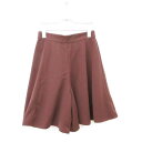 【中古】イーハイフンワールドギャラリー E HYPHEN WORLD GALLERY キュロット パンツ ショート F 赤 レッド ☆S☆ /ka0319 レデ...
