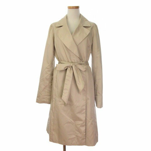 【中古】 ビッキー VICKY couture コート トレンチ 2 ベージュ ☆K☆ /☆t0607 レディース 【ベクトル 古着】 190610