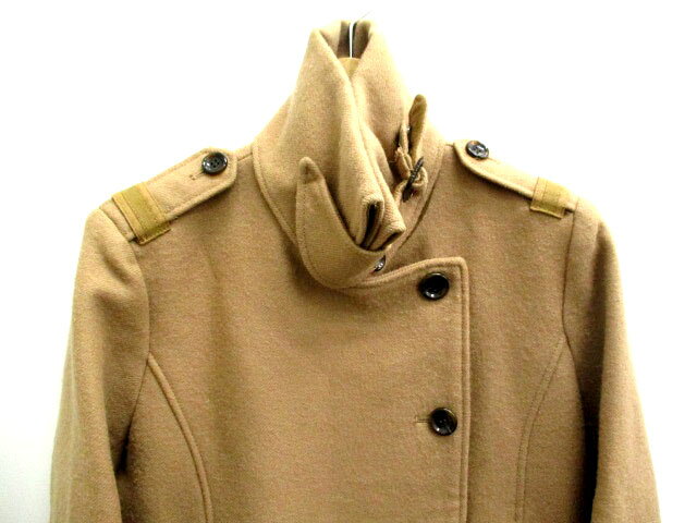 【中古】ブロードゥリー&コー Broderie&Co ナノユニバース コート スタンドカラー ロング 36 ベージュ /CY28 レディース 【ベクトル 古着】 180111 ブランド古着ベクトルプレミアム店 auc-vector-20488127 ブランド古着の買取販売ベクトル サンプル画像3