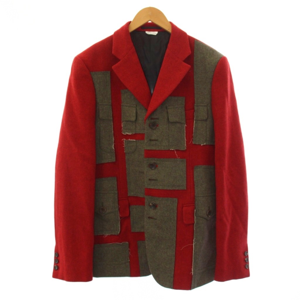 楽天市場】comme des garcons homme plus パッチワークジャケットの通販