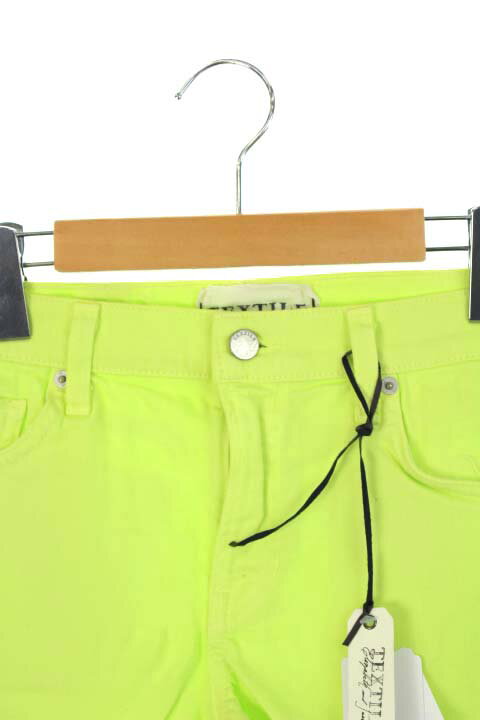 【中古】未使用品 テキスタイルエリザベスアンドジェームス TEXTILE ELIZABETH AND JAMES パンツ デニム ジーンズ ショート カットオフ 25 黄 ■RI 2 レディース 【ベクトル 古着】 171110 ブランド古着ベクトルプレミアム店