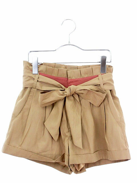 【中古】ダズリン dazzlin パンツ スカート キュロット リボン S 茶 ブラウン /ew レディース 【ベクトル 古着】 180524 ブランド古着ベクトルプレミアム店