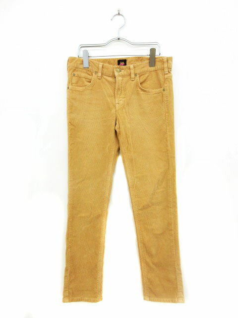 【中古】リー×シェル Lee×Cher パンツ スキニー コーデュロイ S ベージュ /ss レディース 【ベクトル 古着】 180607 ブランド古着ベクトルプレミアム店