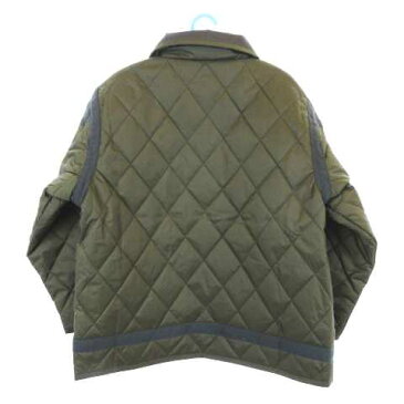 SASSON キッズ キルティングジャケット ジャンパー アウター ミリタリー ナイロン ジップアップ カーキ 120 AS18 【中古】【ベクトル 古着】 180918 ベクトル店