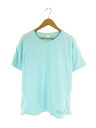 【中古】ミズノ MIZUNO Tシャツ クルーネック 半袖 ロゴ シンプル 水色 XL QQQ レディース 【ベクトル 古着】 240509