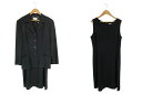【中古】アリスバーリー Aylesbury 2点セット ジャケット ノースリーブ ワンピース ひざ丈 サイズ9 黒 QQQ レディース 【ベクトル 古着】 2...