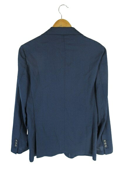 【中古】リーセンシーオブ マイン RECENCY OF MINE テーラード ジャケット 薄手 無地 内ポケット ブルー系 サイズ46 QQQ メンズ レディース 【ベクトル 古着】 250414