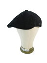 【中古】ニューエラ NEW ERA ハンチング ウール 無地 サイズL 黒 QQQ メンズ 【ベクトル 古着】 250430