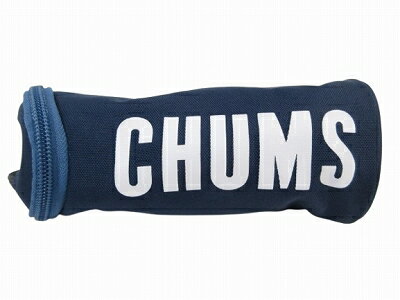 【中古】チャムス CHUMS シリンダー ポーチ 筆入れ ペン入れ ロゴ ネイビー QQQ メンズ レディース 【ベクトル 古着】 250518