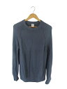 【中古】ギャップ GAP プルオーバー ニット 長袖 リブ 無地 ネイビー サイズS QQQ メンズ 【ベクトル 古着】 250706