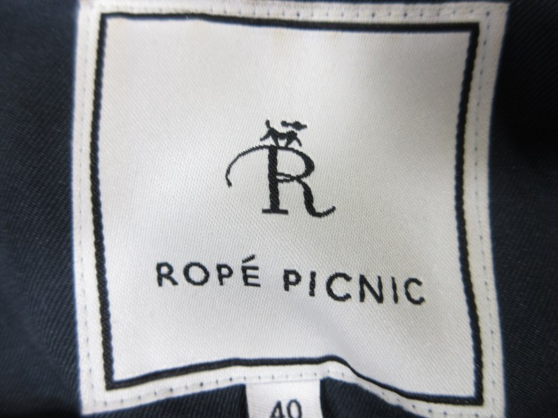 【中古】ロペピクニック ROPE Picnic オーバー サイズ ジャケット ロング 無地 長袖 サイズ 40 ネイビー QQQ レディース 【ベクトル 古着】 260327 auc-vector-20817443 ブランド古着の買取販売ベクトル サンプル画像3