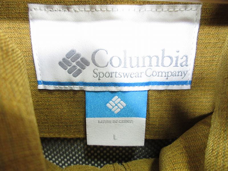 【中古】コロンビア Columbia スノーボード ウェア マウンテンパーカー ハンドゲーター サイズ L からし色 QQQ メンズ 【ベクトル 古着】 260328 3