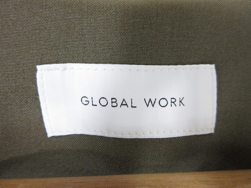 【中古】グローバルワーク GLOBAL WORK ロング ジレ ワンピース ノースリーブ ボタン 無地 カーキ サイズF QQQ レディース 【ベクトル 古着】 260531 auc-vector-20945695 ブランド古着の買取販売ベクトル サンプル画像3