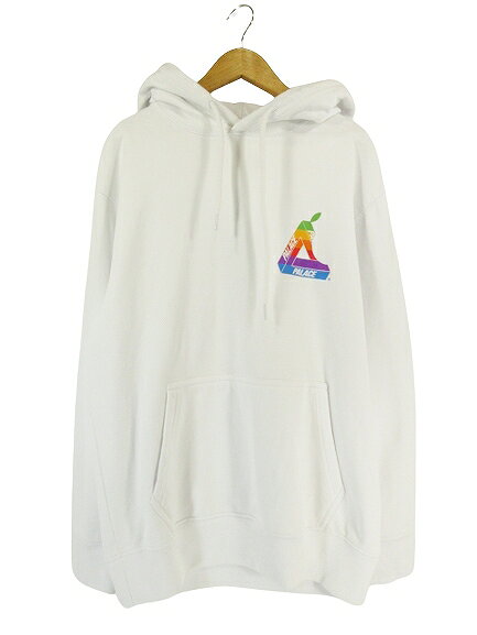 パレス Palace PALACE SKATEBOARDS パーカー プルオーバー フーディー パイル ホワイト サイズ S QQQ メンズ  260628