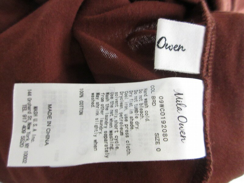 【中古】ミラオーウェン Mila Owen ワンピース ロング フレア 半袖 ポケット 無地 ブラウン サイズ0 QQQ レディース 【ベクトル 古着】 260706 auc-vector-21078796 ブランド古着の買取販売ベクトル サンプル画像3