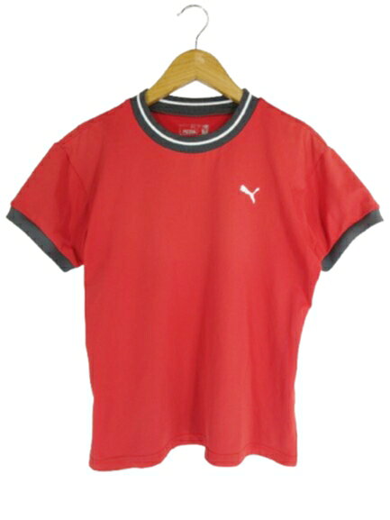 【中古】プーマ PUMA Tシャツ クルーネック 半袖 ロゴ サイズ M レッド QQQ レディース 【ベクトル 古着】 260711ブランドプーマ PUMA表記サイズM実寸サイズ肩幅：43cm　身幅：45cm　着丈：55cm　袖丈：15cm　　素材読み取り不可色レッド ※色に関してはこの商品の出品者の主観で判断しておりますので、カタログや正規の言い回しとは異なる場合がございます。状態若干の使用感はございますが、目立った汚れやダメージもなく、比較的状態の良い商品です。商品のお問い合わせの回答を休止しております。＊各商品ページの商品詳細等をご確認の上ご購入ください。【中古】プーマ PUMA Tシャツ クルーネック 半袖 ロゴ サイズ M レッド QQQ レディース 【ベクトル 古着】 260711状態ランク　”AB”詳細については、下記および「状態ランクについて」ページをご覧ください。未使用・新品の商品ほぼ新品同様の商品使用感が少なく、かなり状態の良い商品使用感はあるが、傷や汚れの少ない商品使用感の他、傷や汚れが見られる商品かなり大きな傷みがある難あり商品※S〜CランクはUSED品となりますので、使用感をご理解の上でご入札下さい。状態ランクについてinformationブランドプーマ PUMA表記サイズM実寸サイズ肩幅：43cm　身幅：45cm　着丈：55cm　袖丈：15cm　　素材読み取り不可色レッド ※色に関してはこの商品の出品者の主観で判断しておりますので、カタログや正規の言い回しとは異なる場合がございます。状態若干の使用感はございますが、目立った汚れやダメージもなく、比較的状態の良い商品です。商品のお問い合わせの回答を休止しております。＊各商品ページの商品詳細等をご確認の上ご購入ください。本商品は一点物です他サイトや店舗にて販売している商品です。多少のお時間差にて欠品になることもございます。予めご了承頂ますようお願い致します。ベクトル・サイズガイドはこちらこの商品と同じブランドの商品を見る