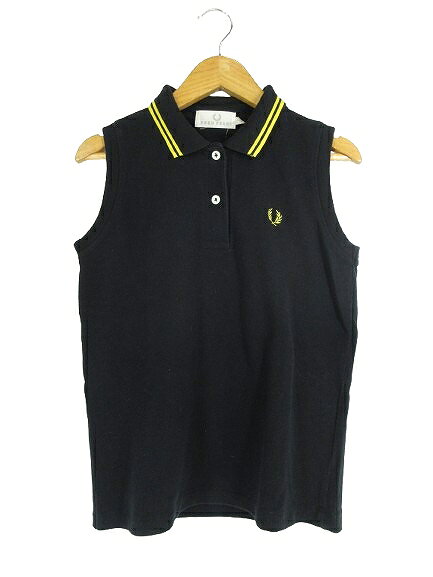 【中古】フレッドペリー FRED PERRY ポロシャツ ノースリーブ ロゴ サイズ M 黒 QQQ レディース 【ベクトル 古着】 260719ブランドフレッドペリー FRED PERRY表記サイズM実寸サイズ身幅：40cm　着丈：53cm　　素材本体 綿/100% アームホール 綿/95% ポリウレタン/5%色黒 ※色に関してはこの商品の出品者の主観で判断しておりますので、カタログや正規の言い回しとは異なる場合がございます。状態若干の使用感はございますが、目立った汚れやダメージもなく、比較的状態の良い商品です。商品のお問い合わせの回答を休止しております。＊各商品ページの商品詳細等をご確認の上ご購入ください。【中古】フレッドペリー FRED PERRY ポロシャツ ノースリーブ ロゴ サイズ M 黒 QQQ レディース 【ベクトル 古着】 260719状態ランク　”AB”詳細については、下記および「状態ランクについて」ページをご覧ください。未使用・新品の商品ほぼ新品同様の商品使用感が少なく、かなり状態の良い商品使用感はあるが、傷や汚れの少ない商品使用感の他、傷や汚れが見られる商品かなり大きな傷みがある難あり商品※S〜CランクはUSED品となりますので、使用感をご理解の上でご入札下さい。状態ランクについてinformationブランドフレッドペリー FRED PERRY表記サイズM実寸サイズ身幅：40cm　着丈：53cm　　素材本体 綿/100% アームホール 綿/95% ポリウレタン/5%色黒 ※色に関してはこの商品の出品者の主観で判断しておりますので、カタログや正規の言い回しとは異なる場合がございます。状態若干の使用感はございますが、目立った汚れやダメージもなく、比較的状態の良い商品です。商品のお問い合わせの回答を休止しております。＊各商品ページの商品詳細等をご確認の上ご購入ください。本商品は一点物です他サイトや店舗にて販売している商品です。多少のお時間差にて欠品になることもございます。予めご了承頂ますようお願い致します。ベクトル・サイズガイドはこちらこの商品と同じブランドの商品を見る