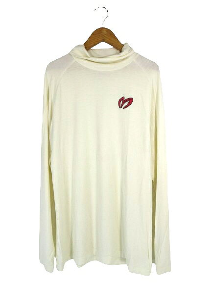【中古】マスターバニー MASTER BUNNY Tシャツ タートルネック 長袖 プリント ロゴ...