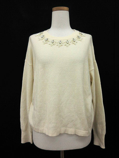 【中古】B&Y ユナイテッドアローズ BEAUTY&YOUTH ビューティー&ユース カットソー ニット 長袖 ビッグ..