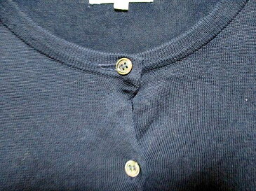 ザ スーツカンパニー the suit company カーディガン 長袖 無地 コットン 38 紺 ネイビー レディース 【中古】【ベクトル 古着】 170312 ブランド古着ベクトルプレミアム店