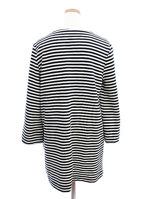 【中古】ロペピクニック ROPE Picnic ジャケット ハーフ ボーダー ノーカラー 38 紺 ネイビー レディース 【ベクトル 古着】 170320 ブランド古着ベクトルプレミアム店 auc-vector-20745801 ブランド古着の買取販売ベクトル サンプル画像3