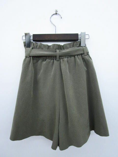 ブランド古着の買取販売ベクトルの【中古】グレースコンチネンタル GRACE CONTINENTAL スカート パンツ キュロット ミニ リボン 36 カーキ レディース 【ベクトル 古着】 170417 ブランド古着ベクトルプレミアム店｜アングル2