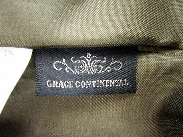 ブランド古着の買取販売ベクトルの【中古】グレースコンチネンタル GRACE CONTINENTAL スカート パンツ キュロット ミニ リボン 36 カーキ レディース 【ベクトル 古着】 170417 ブランド古着ベクトルプレミアム店｜アングル3