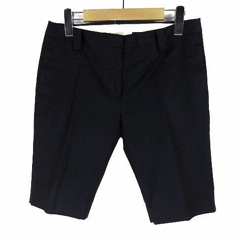 Cotton - 【中古】フィガロ パリ FIGARO Paris パンツ ショートパンツ コットン 日本製 ネイビー 紺 36 レディース 【ベクトル 古着】 200702 ベクトルプレミアム店