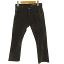 【中古】ヴィヴィアンタム VIVIENNE TAM パンツ ストレッチ コーデュロイ コットン混 カーキ系 0 レディース 【ベクトル 古着】 230903