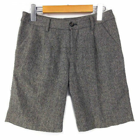 Wool - 【中古】エル ELLE パンツ ショートパンツ ウール混 ツイード グレー ミックス糸 36 レディース 【ベクトル 古着】 201031 ベクトルプレミアム店