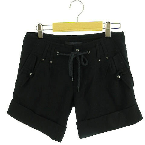 Wool - 【中古】ジェットレーベル Jet Label パンツ ショートパンツ ウール混 ブラック 黒 36 レディース 【ベクトル 古着】 201031 ベクトルプレミアム店