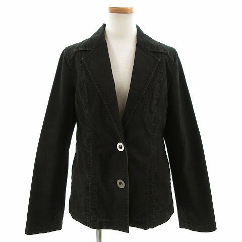 Rakuten - 【中古】 アバハウス ドゥヴィネット abahouse devinette ジャケット 長袖 ストレッチ ブラック 黒 レディース 【ベクトル 古着】 190603