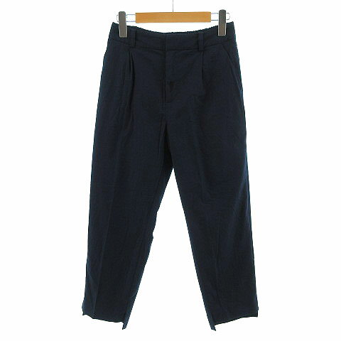 【中古】アーバンリサーチ サニーレーベル URBAN RESEARCH Sonny Label パンツ テーパード リネン混 紺 ネイビー 38 レディース 【ベクトル 古着】 190710 ベクトルプレミアム店