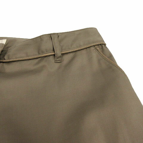 【中古】ヨンドシー 4℃ パンツ スラックス ストレッチ 切替 コットン混 日本製 ブラウン 茶 38 レディース 【ベクトル 古着】 190822 ベクトルプレミアム店