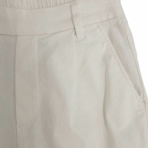 【中古】ザショップティーケー THE SHOP TK パンツ イージースラックス テーパード リネン混 オフ白 XS レディース 【ベクトル 古着】 200726 ベクトルプレミアム店