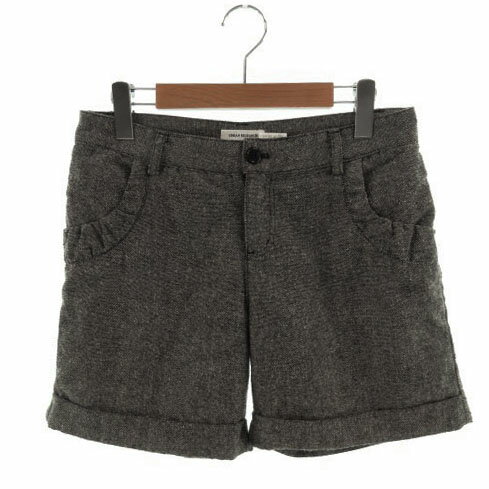 Wool - 【中古】アーバンリサーチ URBAN RESEARCH パンツ ショートパンツ ウール混 ツイード グレー M レディース 【ベクトル 古着】 210821