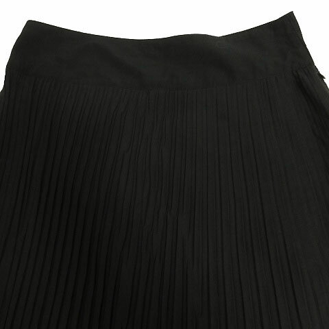 【中古】コムサイズム COMME CA ISM スカート ミディ丈 フレアー プリーツ ブラック 黒 M レディース 【ベクトル 古着】 201116 ベクトルプレミアム店