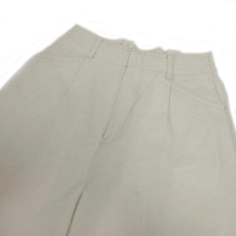 【中古】グローバルワーク GLOBAL WORK パンツ デニム テーパード コットン ウエストゴム オフ白 M レディース 【ベクトル 古着】 211128 auc-vector-18461435 ブランド古着の買取販売ベクトル サンプル画像2