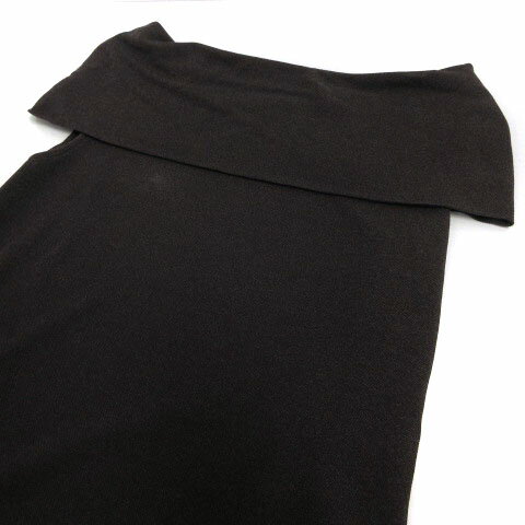 【中古】スチェッソ SUTSESO ニット カットソー ノースリーブ シンプル ブラウン 茶 レディース 【ベクトル 古着】 220221