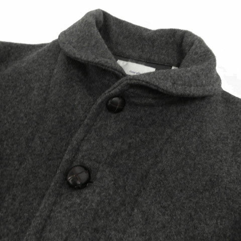 【中古】タイムアフタータイム time after time ジャケット アウター ショールカラー 混合メルトン グレー 1 メンズ 【ベクトル 古着】 220514