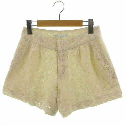 Cotton - 【中古】イエナ IENA パンツ ショートパンツ コットンレース アイボリー 38 レディース 【ベクトル 古着】 220620