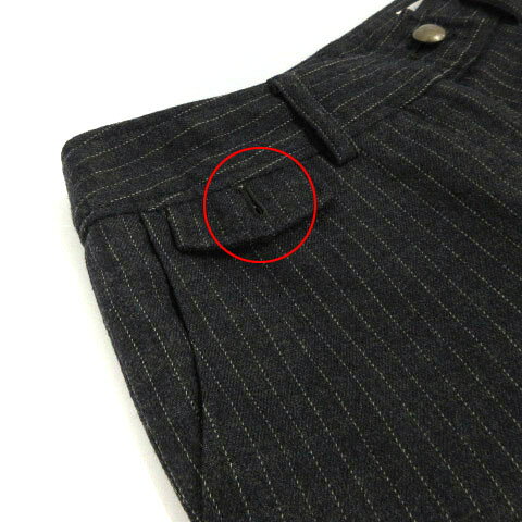 【中古】自由区 オンワード樫山 パンツ クロップドパンツ 裾フレア ドットストライプ グレー ホワイト 白 38 レディース 【ベクトル 古着】 220716 auc-vector-18783954 ブランド古着の買取販売ベクトル サンプル画像3