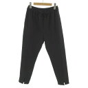 【中古】ビス ViS パンツ イージーパンツ テーパード 裾スリット ウエストゴム ブラック 黒 F レディース 【ベクトル 古着】 221004(4)