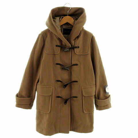 【中古】アーバンリサーチ URBAN RESEARCH ダッフルコート BALLIS社 イタリア製生地 トグルボタン留め ブラウン 茶 Free レディース 【ベクトル 古着】 221217
