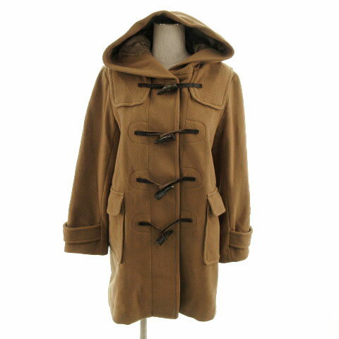 【中古】アーバンリサーチ URBAN RESEARCH ダッフルコート BALLIS社 イタリア製生地 トグルボタン留め ブラウン 茶 Free レディース 【ベクトル 古着】 221217