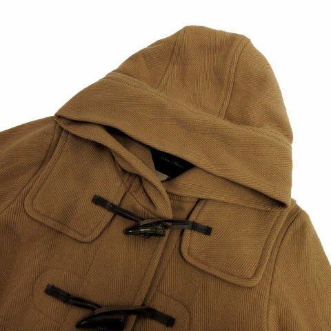 【中古】アーバンリサーチ URBAN RESEARCH ダッフルコート BALLIS社 イタリア製生地 トグルボタン留め ブラウン 茶 Free レディース 【ベクトル 古着】 221217