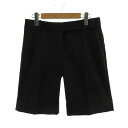 【中古】ザラ ベーシック ZARA BASIC パンツ ハーフパンツ 裾ダブル ブラック 黒 S レディース 【ベクトル 古着】 230306