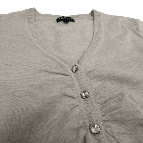 ����šۥ���ǥ����� INDIVI �˥å� �������� �إ�꡼�ͥå� �ӥ��塼�ܥ��� ���㥶�� Ĺµ ������ �ߥå����� ���졼���� ���졼 44 �礭�������� ��ǥ����� �ڥ٥��ȥ� ����� 230528