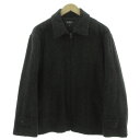 【中古】オシュコシュ OSHKOSH ジャケット ステンカラー ジップアップ 起毛 中綿入り ウール混 グレー M メンズ 【ベクトル 古着】 231104(4)